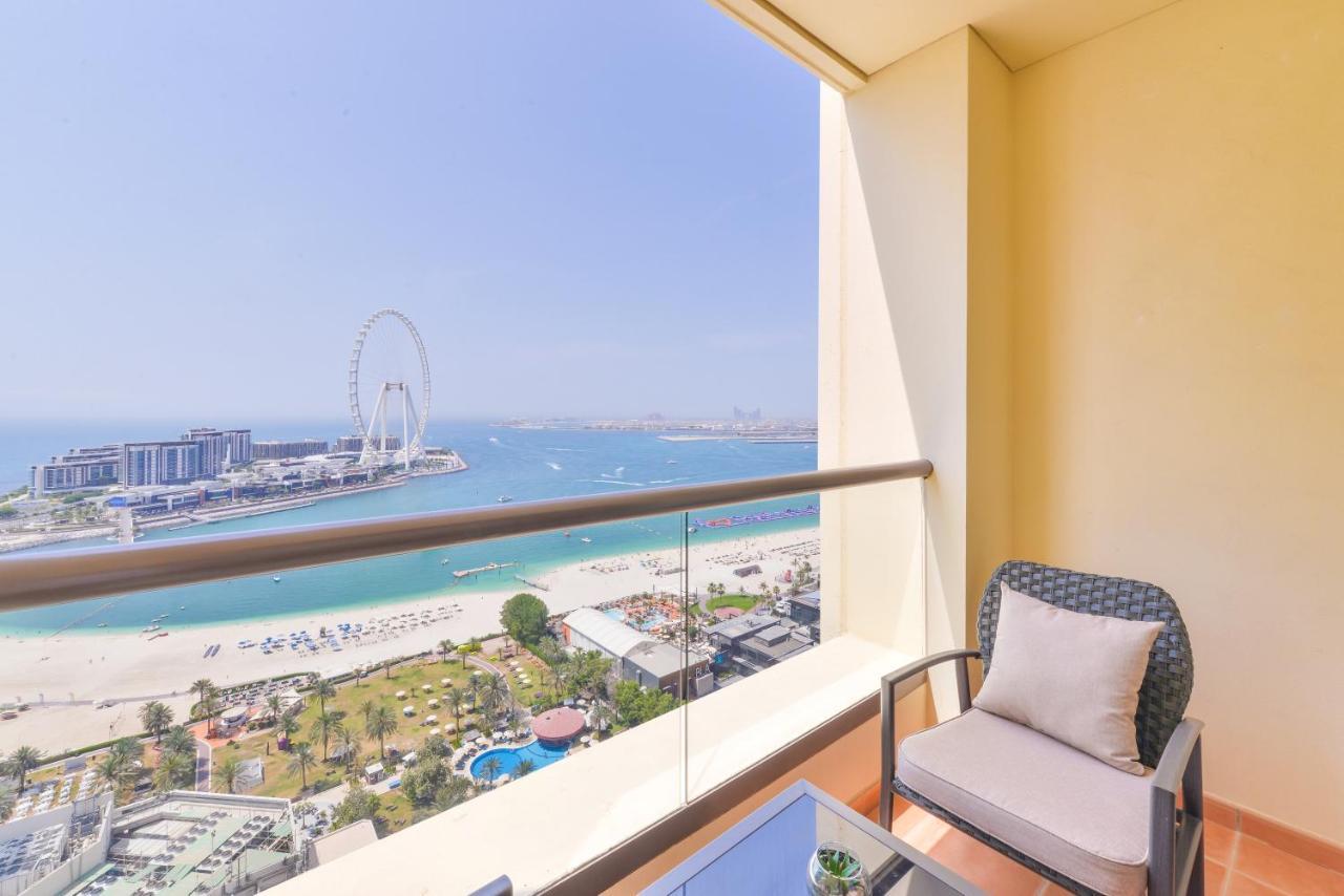 Luxury Jbr - Full Sea View - Free 5* Beach Resorts Access Дубай Екстер'єр фото