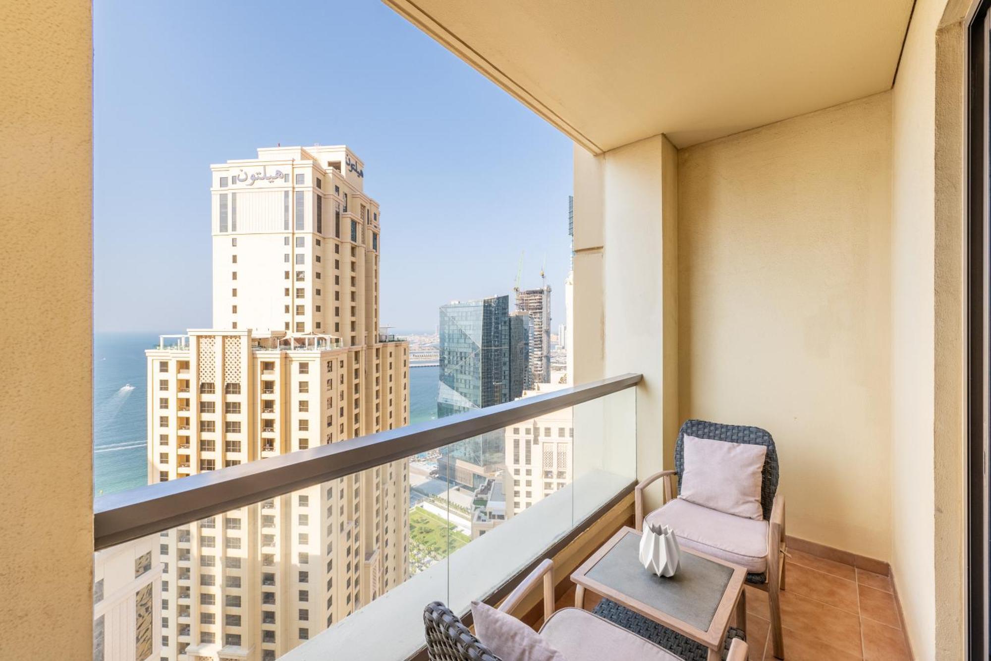 Luxury Jbr - Full Sea View - Free 5* Beach Resorts Access Дубай Екстер'єр фото